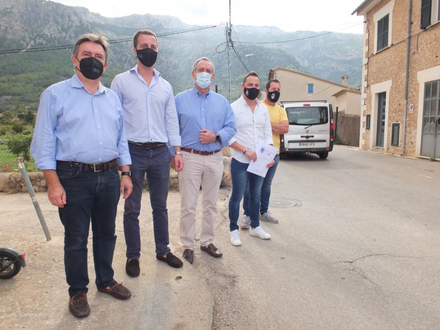 Les autoritats, avui, a les Set Cases