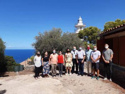 Els participants a la trobada d'avui dematí.