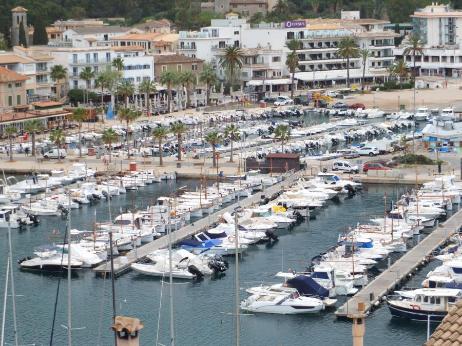 Una vista de la zona portuària