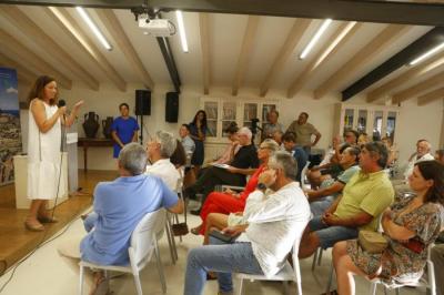 La presentació, ahir, a la cooperativa