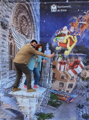Imatge del 'photocall' de la plaça