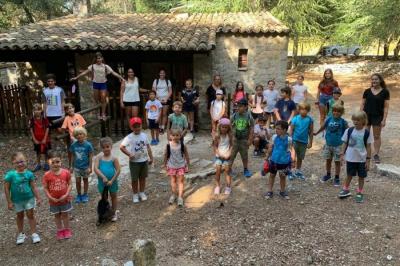 Una de les visites escolars