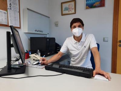 Fabián Unda, responsable del centre de salut de Sóller.