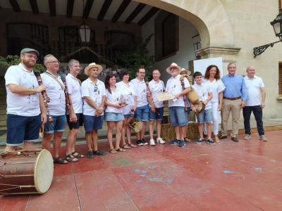 Joan Marroig, després d'haver rebut el guardó.