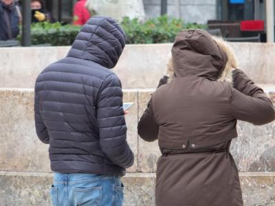 Avui es fa necessari anar ben abrigats al sortir al carrer