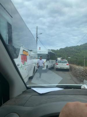 Imatge de l'embús d'avui dematí