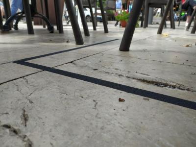 La delimitació de terrasses s'ha fet fins ara sols a Plaça.