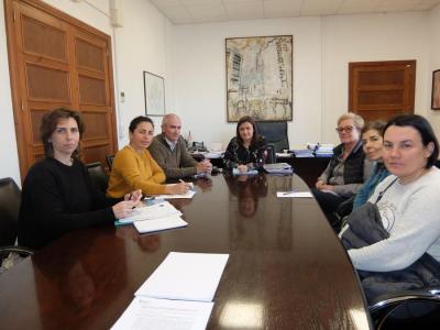 Un instant de la trobada celebrada avui dematí.