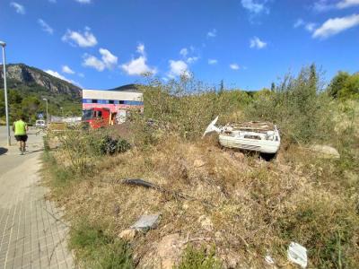 El solar situat al polígon de Son Angelats.