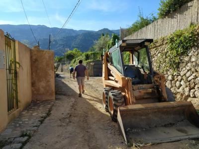 Treballs realitzats al camí de Son Pons