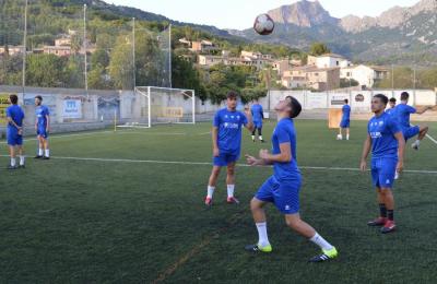 Imatge d'un entrenament del primer equip.