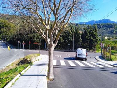 La zona on proposen la parada del bus