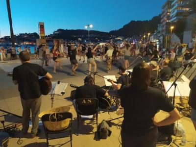 Celebrant Sant Joan, al Port de Sóller.