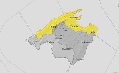 L'alerta decretada per l'Aemet.