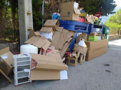 Un punt de recollida, avui