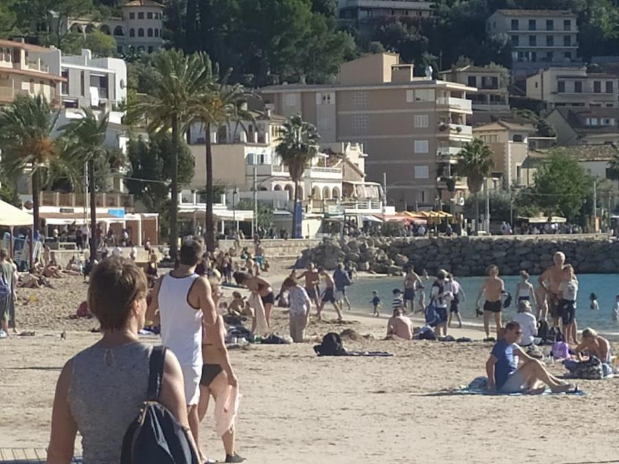La platja de Can Generós, avui migdia