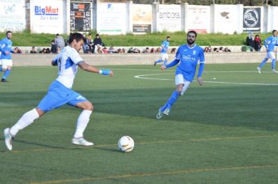 Una imatge del partit disputat ahir entre els dos equips sollerics.