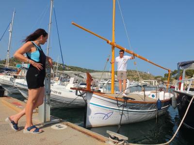 La nova embarcació té una eslora de 8 metres.