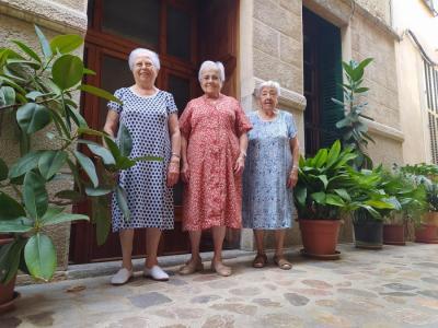 Les tres religioses que aviat partiran de Sóller.