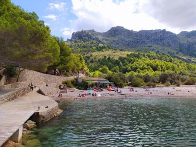 Una vista de Cala Tuent