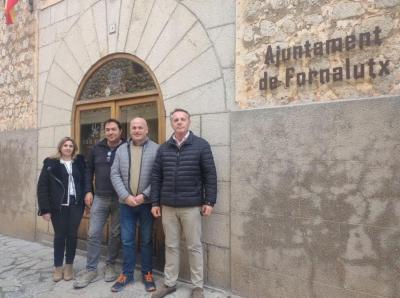 Solivellas, en la seva visita a Fornalutx