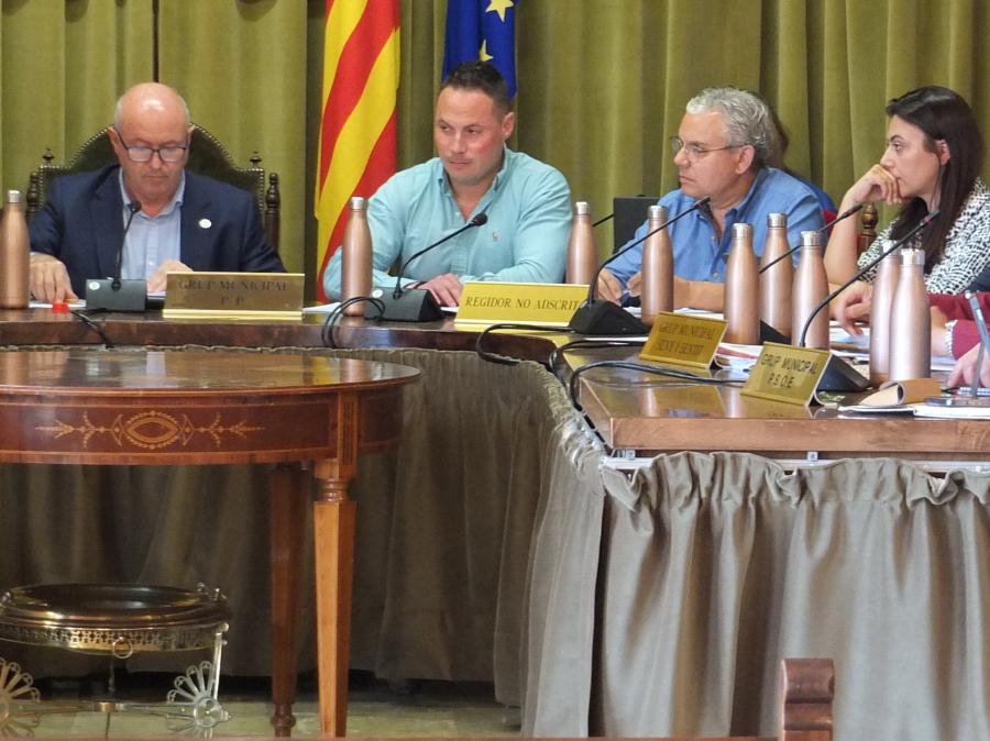 Porcel, al seu nou escó a l'hemicicle municipal