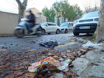 El carrer de Sa mar, avui dematí