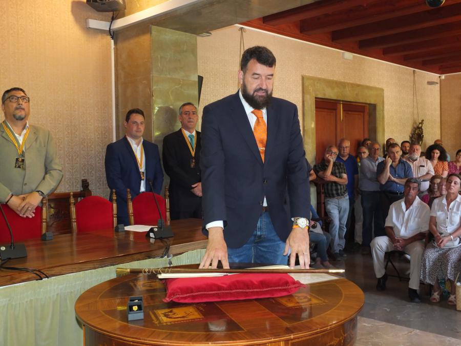 Sebastià Aguiló en la seva presa de possessió