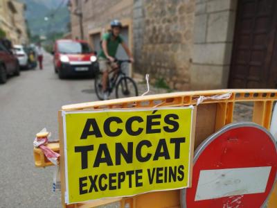 Una barrera no deixava passar el passat cap de setmana.