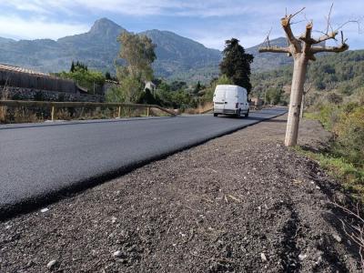 El primer tram de la via cap a Deià
