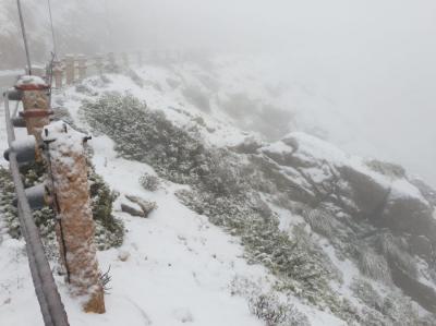 La neu acumulada a l'accés a Ses Bolles (A. Darder)