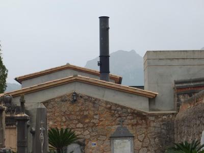 El crematori situat al tanatori de Son Sang.