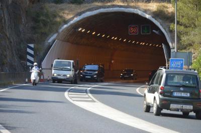 Entrada nord del túnel de Sa Mola