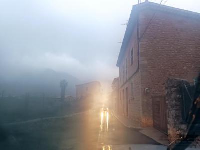 La pluja vista avui dematí des del Murterar