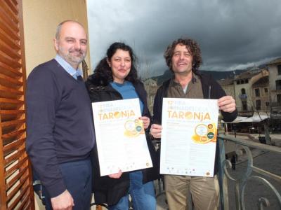 Mateu, Pizà i Suau en la presentació del cartell