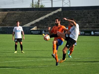 Una imatge del partit d'ahir. (Foto: Constància).