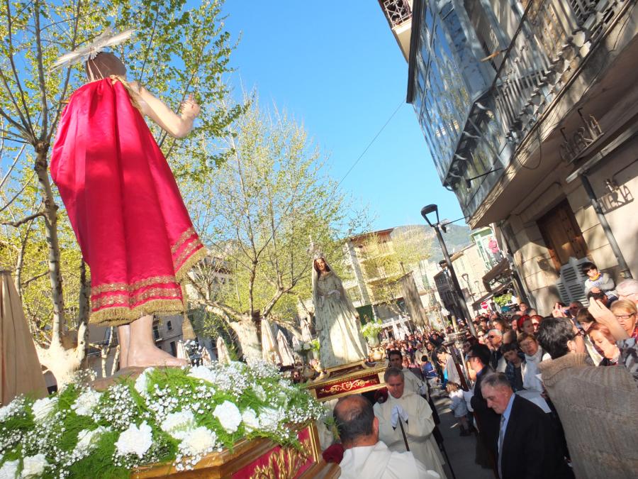 Moment de l'Encontrada a la Plaça, avui