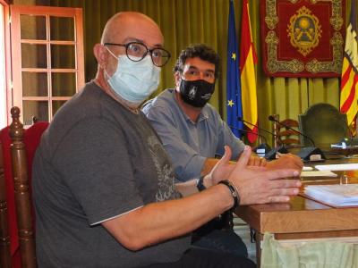 Puig i Aguiló presentant el projecte, avui