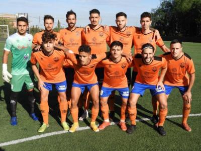 L'onze titular que va jugar ahir. (Foto: futbolbalear.es)