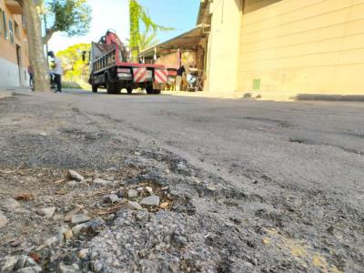 El camí de Sa Figuera a l'altura de Can Maiol