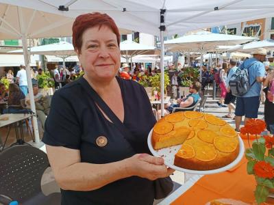 La taronja, protagonista d'una coca dolça