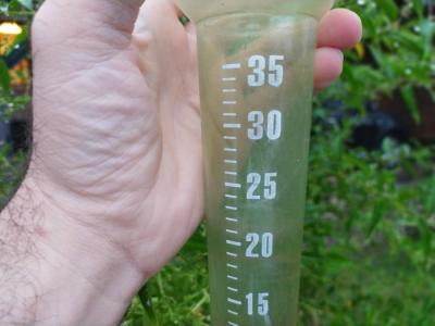 El pluviòmetre ha recollit 22 litres fins avui dematí