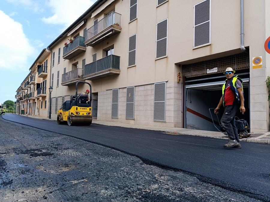 Els treballs executats avui dematí