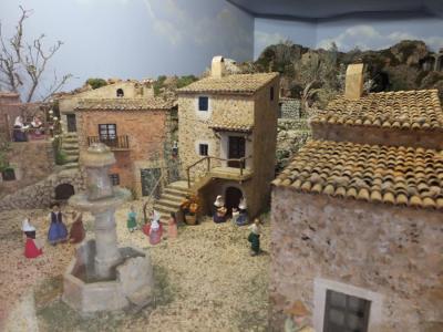 El betlem solleric que es pot contemplar a l'Ajuntament
