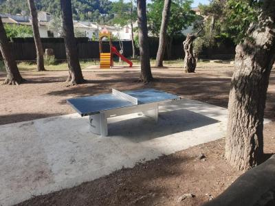 La taula instal.lada a l'Infante Lois