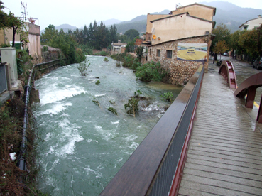 El torrent Major, avui dematí, més baix que ahir.